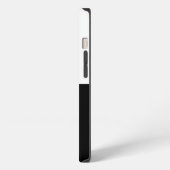 Schwarzweißrechtecke iPhone Hülle (Linke Seite)