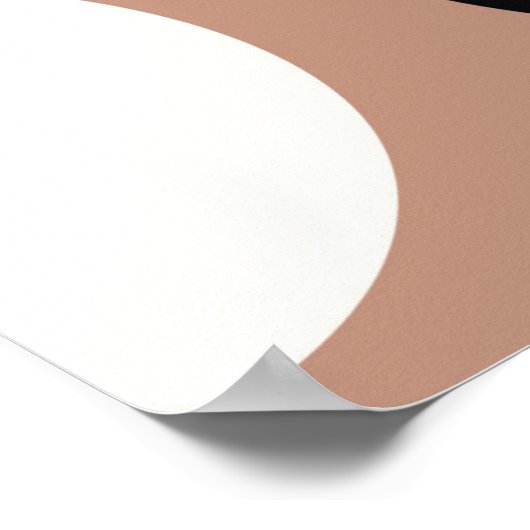 Schwarzweißringe - nahtloses Muster Poster (Ecke)