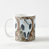 Schwarzweißschädel Kaffeetasse (Links)