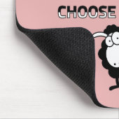 Schwarzweißschaf Mousepad (Ecke)