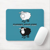 Schwarzweißschaf Mousepad (Mit Mouse)