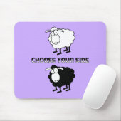 Schwarzweißschaf Mousepad (Mit Mouse)