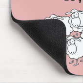 Schwarzweißschaf Mousepad (Ecke)