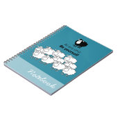 Schwarzweißschaf Notizblock (Linke Seite)