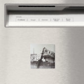 Schwarzweißschild Magnet (In Situ (Geschirrspüler))