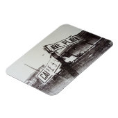 Schwarzweißschild Magnet (Linke Seite)