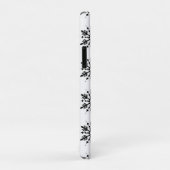 Schwarzweißschneeflocke Case-Mate iPhone Hülle (Hinten/Rechts)