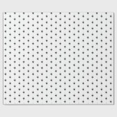 Schwarzweißschneeflocken - niedliches Geschenk Geschenkpapier (Flach)