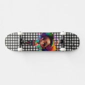 Schwarzweißskateboard Skateboard (Horizontal)