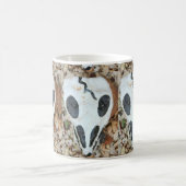 Schwarzweißskull Kaffeetasse (Mittel)