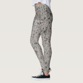 Schwarzweißspalte Leggings (Links)