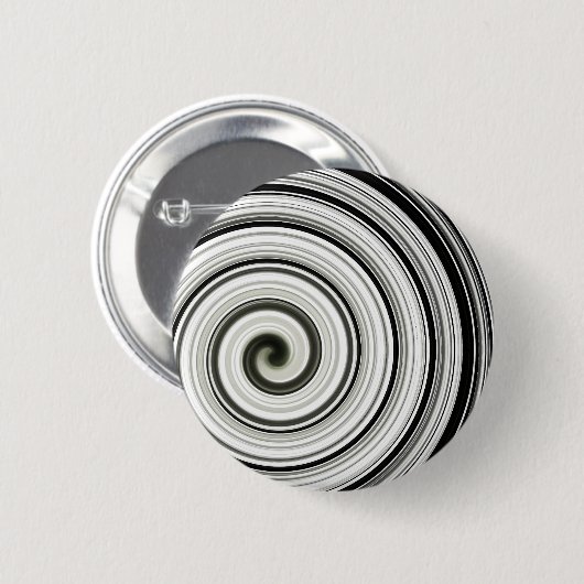 Schwarzweißspirale Button (Vorne & Hinten)