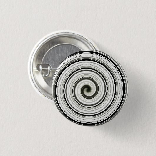 Schwarzweißspirale Button (Vorne & Hinten)