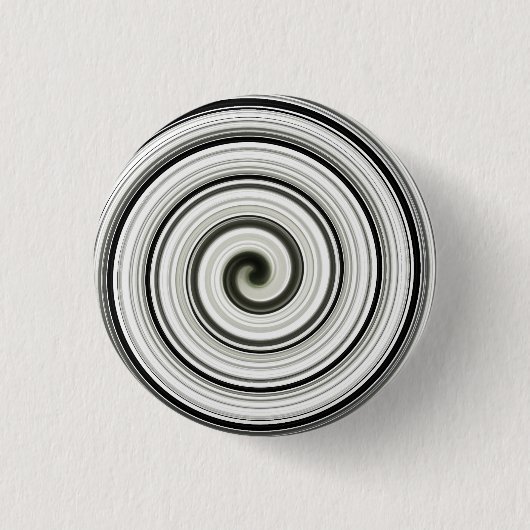 Schwarzweißspirale Button (Vorderseite)
