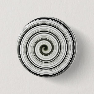 Schwarzweißspirale Button