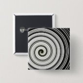 Schwarzweißspirale Button (Vorne & Hinten)