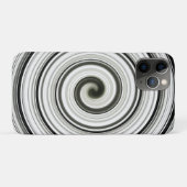 Schwarzweißspirale Case-Mate iPhone Hülle (Rückseite (Horizontal))