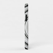 Schwarzweißspirale Case-Mate iPhone Hülle (Hinten/Rechts)