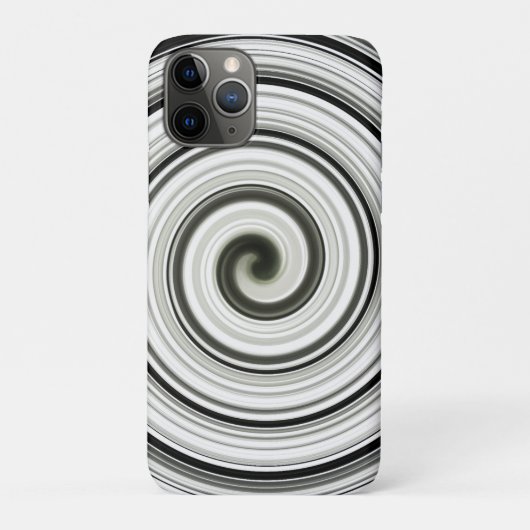 Schwarzweißspirale Case-Mate iPhone Hülle (Rückseite)