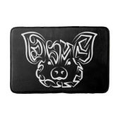 Schwarzweißstäbchen Badematte (Vorderseite)