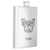 Schwarzweißstäbchen Flachmann (Rechts)