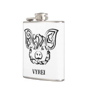 Schwarzweißstäbchen Flachmann (Links)