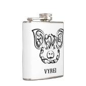 Schwarzweißstäbchen Flachmann (Rechts)