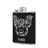 Schwarzweißstäbchen Flachmann (Links)