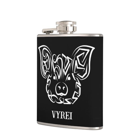 Schwarzweißstäbchen Flachmann (Links)