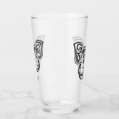 Schwarzweißstäbchen Glas (Links)