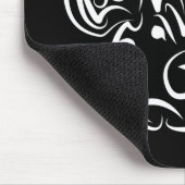 Schwarzweißstäbchen Mousepad (Ecke)