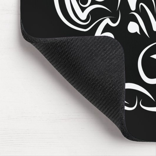 Schwarzweißstäbchen Mousepad (Ecke)