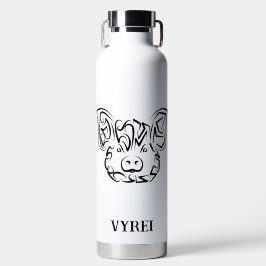 Schwarzweißstäbchen Trinkflasche