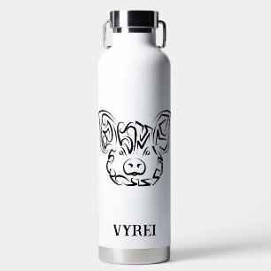 Schwarzweißstäbchen Trinkflasche