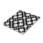 Schwarzweißstamm Fliese (Seite)