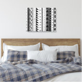 Schwarzweißstamm Leinwanddruck (Insitu (Schlafzimmer))