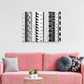 Schwarzweißstamm Leinwanddruck (Insitu (Wohnzimmer))