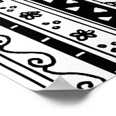Schwarzweißstamm Poster (Ecke)