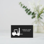 Schwarzweißstapler, Logik - Beruflich Visitenkarte (Stehend Vorderseite)