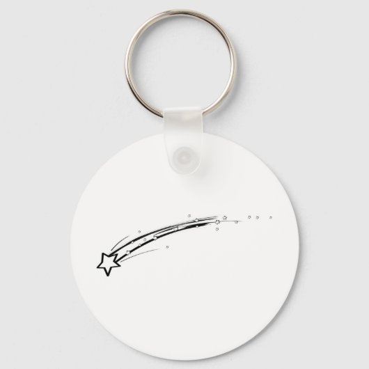 Schwarzweißstar Schlüsselanhänger (Vorderseite)