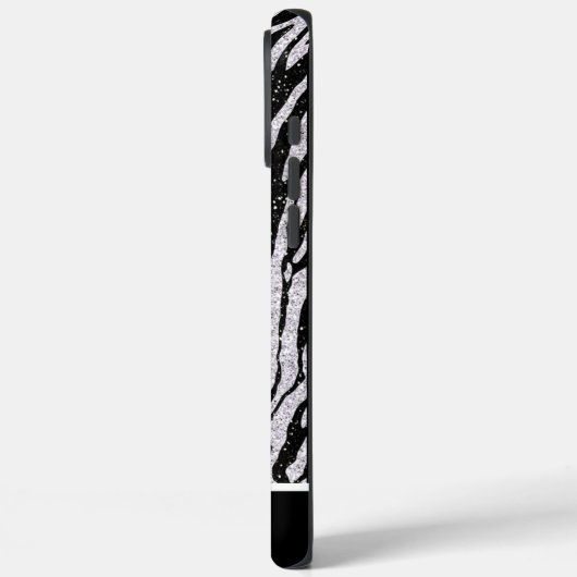 Schwarzweißstoff Case-Mate iPhone Hülle (Rückseite / Links)