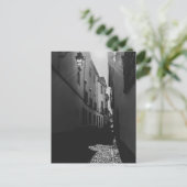 Schwarzweißstraße Postkarte (Stehend Vorderseite)