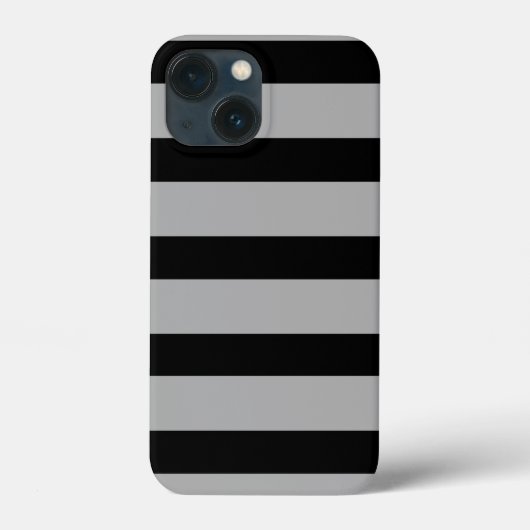 Schwarzweißstreifen Case-Mate iPhone Hülle (Rückseite)