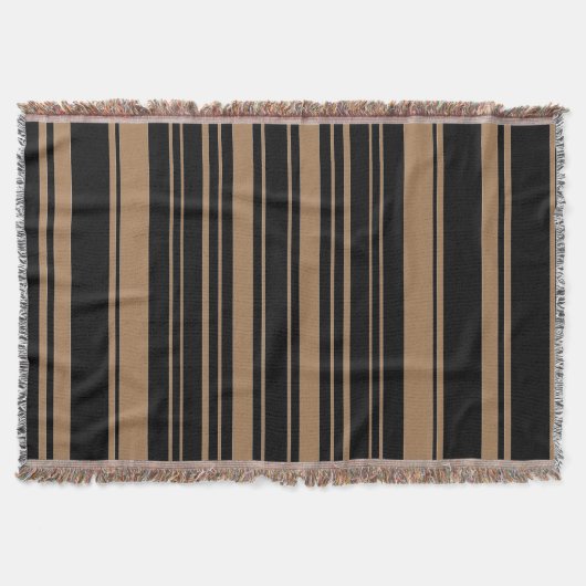 Schwarzweißstreifen Decke (Vorderseite)
