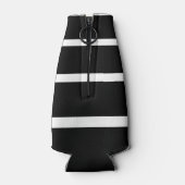 Schwarzweißstreifen Flaschenkühler (Rückseite)