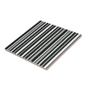 Schwarzweißstreifen Fliese (Seite)