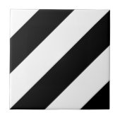 Schwarzweißstreifen Fliese (Vorderseite)