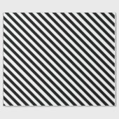 Schwarzweißstreifen Geschenkpapier (Flach)