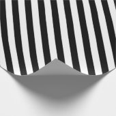 Schwarzweißstreifen Geschenkpapier (Ecke)