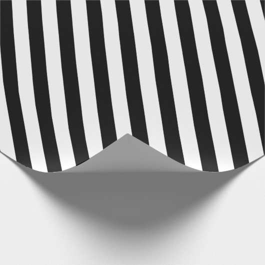 Schwarzweißstreifen Geschenkpapier (Ecke)